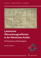 Sandra Hinckers - Lateinische Übersetzungsreflexion in der Römischen Antike