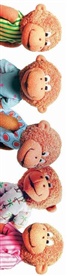 Eileen Christelow - Five Little Monkeys Finger Puppet Playset