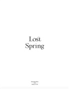 Alexander Kilian, POO publishing, POOL Publishing - Lost Spring