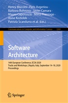 Pari Avgeriou, Paris Avgeriou, Barbora Buhnova, Barbora Buhnova et al, Javier Camara, Mauro Caporuscio... - Software Architecture