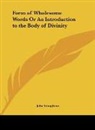 John Stoughton - Form of Wholesome Words Or An Introduction to the Body of Divinity
