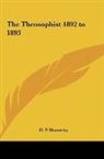 H. P. Blavatsky - The Theosophist 1892 to 1893
