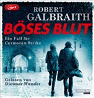 Robert Galbraith, Dietmar Wunder - Böses Blut, 4 Audio-CD, 4 MP3 (Hörbuch)