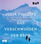 Julia Phillips, Britta Steffenhagen - Das Verschwinden der Erde, 1 Audio-CD, 1 MP3 (Hörbuch)