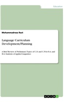 Mohammadreza Rast - Language Curriculum Development/Planning