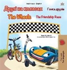Kidkiddos Books, Inna Nusinsky - The Wheels -The Friendship Race (Ukrainian English Bilingual Book for Kids)