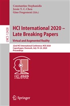 Jessie Y. C. Chen, Jessie Y.C. Chen, Gino Fragomeni, Constantine Stephanidis, Jessi Y C Chen, Jessie Y C Chen - HCI International 2020 - Late Breaking Papers: Virtual and Augmented Reality