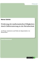 Werner Schröck - Förderung der mathematischen Fähigkeiten durch Differenzierung in der Berufsschule
