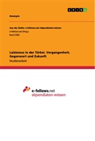 Anonym, Anonymous - Laizismus in der Türkei. Vergangenheit, Gegenwart und Zukunft