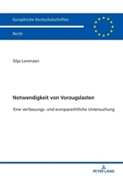 Silja Lorenzen - Notwendigkeit von Vorzugslasten
