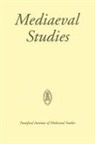 Brepols Publishers, Jonathan Black - Mediaeval Studies 81 (2019, Publ. 2020)