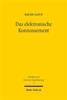 David Saive - Das elektronische Konnossement
