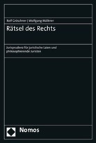 Rol Gröschner, Rolf Gröschner, Wolfgang Mölkner - Rätsel des Rechts