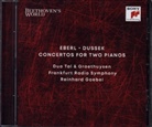 Ludwig van Beethoven, Frankfurt Radio Symphony, Tal &amp; Groethuysen - Beethoven's World - Eberl, Dussek: Concertos for 2 Pianos, 1 Audio-CD (Hörbuch)