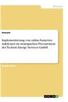 Anonym - Implementierung von online-basierten Auktionen im strategischen Procurement der Techem Energy Services GmbH