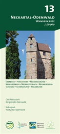 Geo-Naturpar Bergstrasse-Odenwald, Geo-Naturpark Bergstrasse-Odenwald, Geo-Naturpark Bergstraße-Odenwald, Naturpark Neckartal-Odenwald, Neckartal-Oden - Odenwald Freizeitkarte  Neckartal-Odenwald