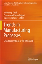 Pramendra Kumar Bajpai, Pramendr Kumar Bajpai, Pramendra Kumar Bajpai, Kuldeep Panwar, Inderdeep Singh - Trends in Manufacturing Processes