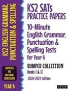 Stp Books - KS2 SATs Practice Papers 10-Minute English Grammar, Punctuation and Spelling Tests for Year 6 Bumper Collection