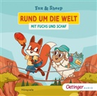 Fox &amp; Sheep, Karoline Pietrowski, Karoline Pietrowski - Rund um die Welt mit Fuchs und Schaf, 1 Audio-CD (Hörbuch)