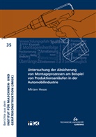 Miriam Hesse - Untersuchung der Absicherung von Montageprozessen am Beispiel von Produktionsanläufen in der Automobilindustrie
