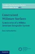 Aurea Casinhas Quintino, Áurea Casinhas Quintino, Aurea Casinhas (Universidade Nova De Lis Quintino, Aurea Casinhas (Universidade Nova de Lisboa Quintino - Constrained Willmore Surfaces - Symmetries of a Mobius Invariant Integrable System