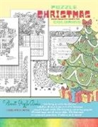 Vibrant Puzzle Books - CHRISTMAS puzzle books for adults and coloring. Variety puzzle books for adults. A word search Christmas puzzle book with Christmas coloring pages, Christmas word scramble, Christmas crossword puzzles, Sudoku and more!