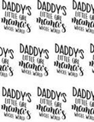 Sheba Blake - Daddy's Little Girl, Mama's Whole World Composition Notebook - Large Ruled Notebook - 8.5x11 Lined Notebook (Softcover Journal / Notebook / Diary)