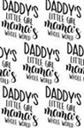 Sheba Blake - Daddy's Little Girl, Mama's Whole World Composition Notebook - Small Ruled Notebook - 6x9 Lined Notebook (Softcover Journal / Notebook / Diary)