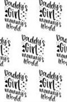 Sheba Blake - Daddy's Girl, Mommy's World Composition Notebook - Small Ruled Notebook - 6x9 Lined Notebook (Softcover Journal / Notebook / Diary)