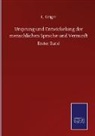 L Geiger, L. Geiger - Ursprung und Entwickelung der menschlichen Sprache und Vernunft