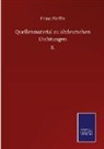 Franz Pfeiffer - Quellenmaterial zu altdeutschen Dichtungen