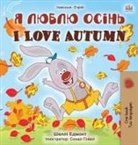Shelley Admont, Kidkiddos Books - I Love Autumn (Ukrainian English Bilingual Children's Book)