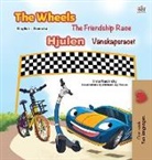 Kidkiddos Books, Inna Nusinsky - The Wheels -The Friendship Race (English Swedish Bilingual Book for Kids)