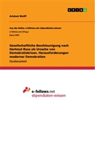 Ariatani Wolff - Gesellschaftliche Beschleunigung nach Hartmut Rosa als Ursache von Demokratiekrisen. Herausforderungen moderner Demokratien