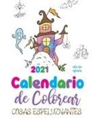 Gumdrop Press - Calendario de Colorear 2021 cosas espeluznantes (edición españa)