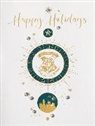 Insight Editions - Harry Potter: Hogwarts Crest Holiday Embellished Card