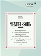 Felix Mendelssohn Bartholdy, Clemens Harasim - Streichquintette op. 18 MWV R 21 (2 Fassungen), [op. 87] MWV R 33 (Urtext nach der Leipziger Mendelssohn-Gesamtausgabe)