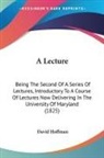 David Hoffman - A Lecture