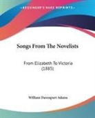 William Davenport Adams - Songs From The Novelists