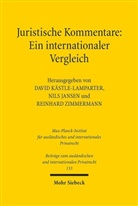 Nil Jansen, Nils Jansen, David Kästle-Lamparter, Reinhard Zimmermann - Juristische Kommentare: Ein internationaler Vergleich