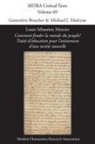 Genevieve Boucher, Geneviève Boucher, Michael J Mulryan, Michael J. Mulryan - Louis Sébastien Mercier, 'Comment fonder la morale du peuple? Traité d'éducation pour l'avènement d'une société nouvelle'