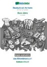 Babadada Gmbh - BABADADA black-and-white, Deutsch mit Artikeln - Basa Jawa, das Bildwörterbuch - kamus visual