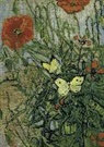 Vincent Van Gogh, Vincent Van Gogh - Van Gogh''s Butterflies and Poppies Notebook
