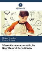 Mirsai Ergashev, Mirsaid Ergashev, Charos Uralova - Wesentliche mathematische Begriffe und Definitionen