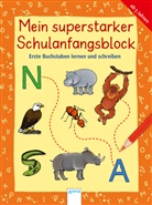 Krapp Christiane, Bietz Christine, Seeberg Helen, Ina Hoffmann, Hoffma Ina, Hoffmann Ina... - Mein superstarker Schulanfangsblock - Erste Buchstaben lernen und schreiben
