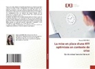 Najoua AHMIMOUD - La mise en place d'une RTT optimisée en contexte de crise