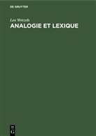 Leo Wetzels - Analogie et Lexique