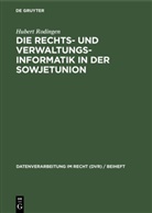Hubert Rodingen - Die Rechts- und Verwaltungsinformatik in der Sowjetunion