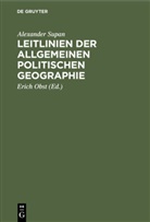 Alexander Supan, Erich Obst - Leitlinien der allgemeinen politischen Geographie