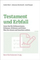 Johanne Hochmuth, Johannes Hochmuth, Josef Kaspar, Guid Ubert, Guido Ubert - Testament und Erbfall